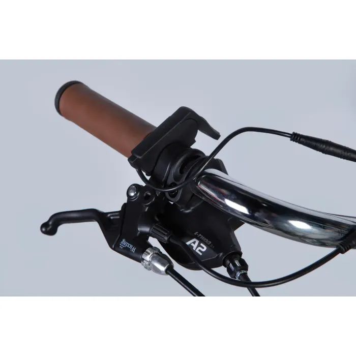 Електровелосипед Dorozhnik 28" eRETRO Vbr FR рама-19" 36B 13А*г 500Вт 2026 чорний (ELB-D-28-113) зображення 7