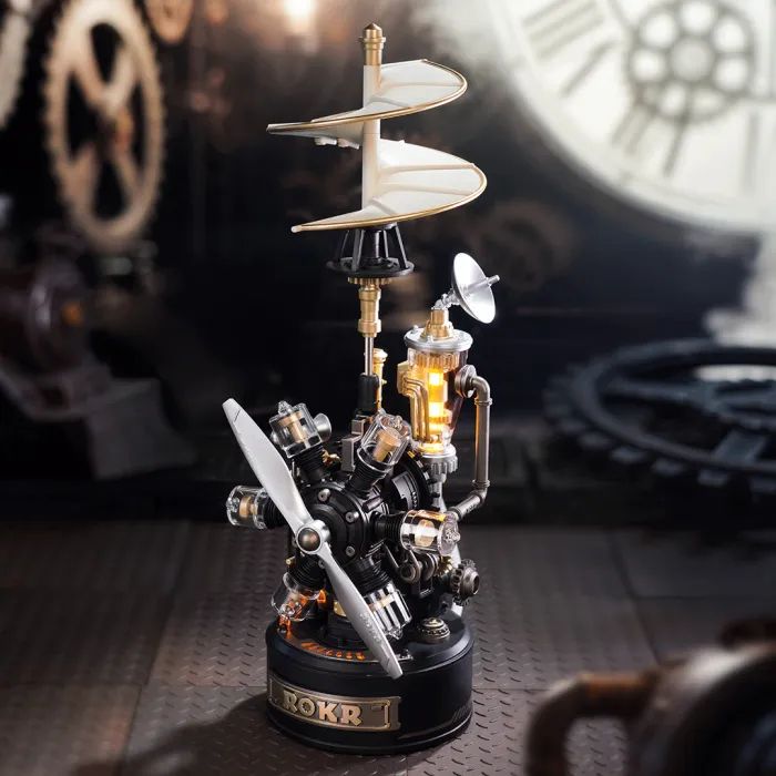 Конструктор Robotime Rokr 3D вертолёт Да Винчи (CGL01) изображение 7