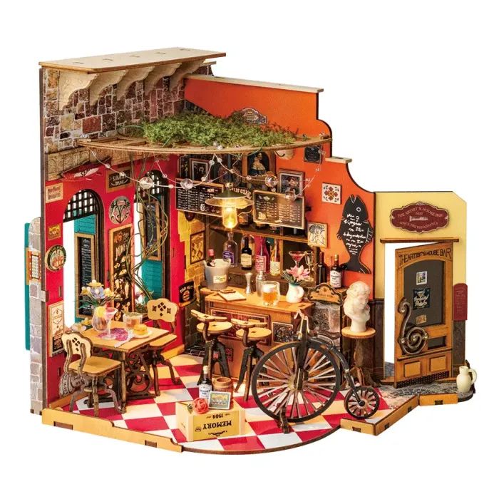 Конструктор Robotime Rolife деревянный 3D Бар і ресторан Che (DG173)