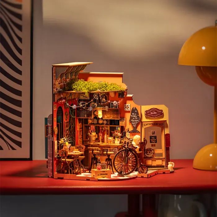 Конструктор Robotime Rolife деревянный 3D Бар і ресторан Che (DG173) изображение 8