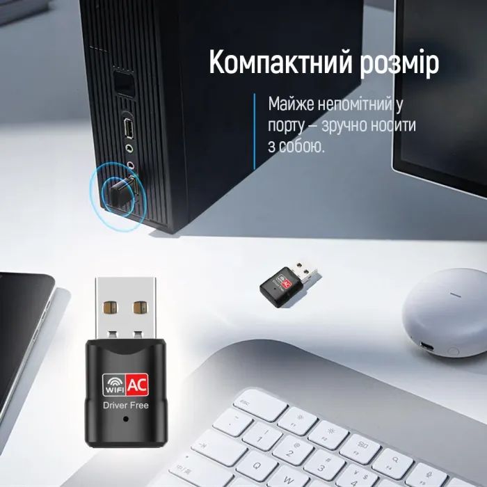 Сетевая карта Wi-Fi ColorWay CW-AD-W2 изображение 7
