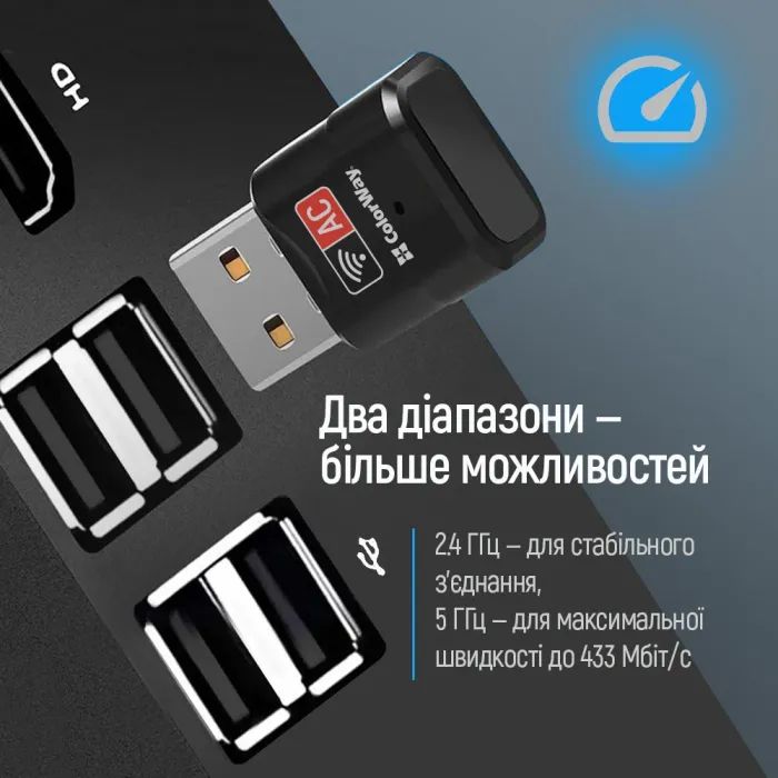 Сетевая карта Wi-Fi ColorWay CW-AD-W2 изображение 8