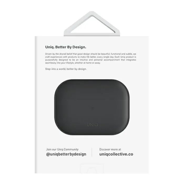 Чехол для наушников Uniq Lino AirPods Pro 2 gen Silicone Lilac lavender (8886463683569) изображение 6