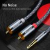 Кабель мультимедійний 3.5mm M to 2xRCA M 2.0m Essager (EYPZJ-MYA0H) зображення 4