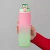 Пляшка для води Kite K26, 760 мл, рожево-салатова (K26-1200-2) зображення 4