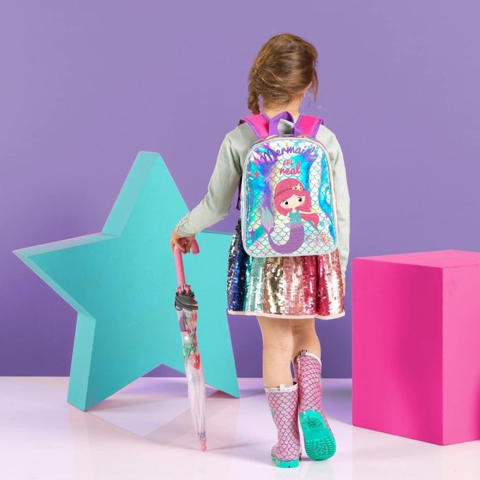 Рюкзак дитячий Perletti Mermaid, к-р блакитний (P14120) зображення 3