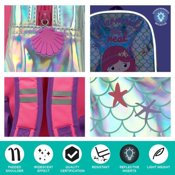 Рюкзак дитячий Perletti Mermaid, к-р блакитний (P14120) зображення 6