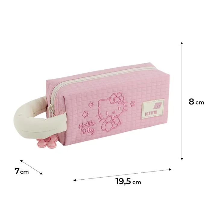 Пенал Kite 2703 HK-1 Hello Kitty рожево-жовтий (HK26-2703-1) зображення 7