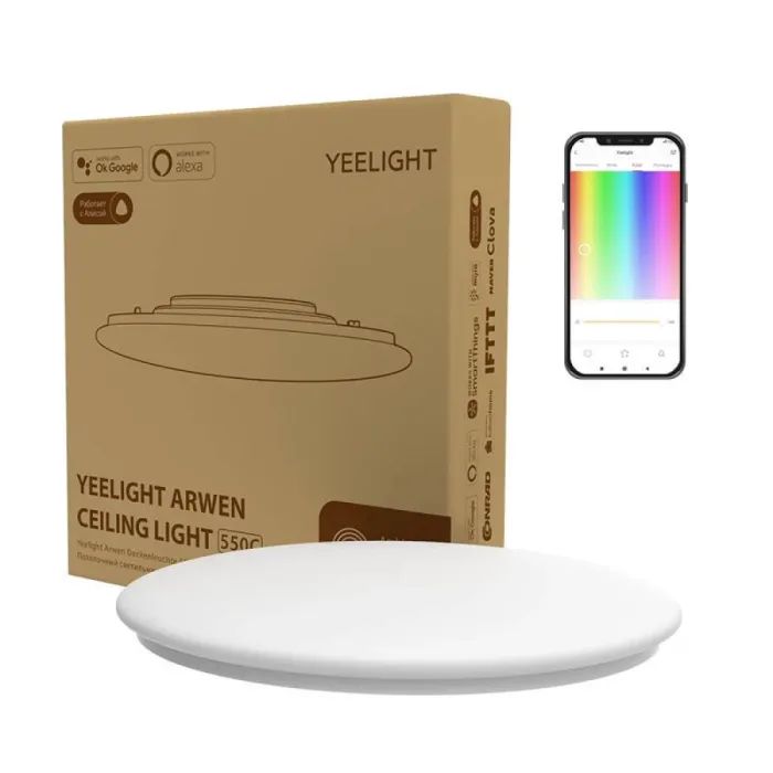 Светильник Yeelight Arwen Ceiling Light 550C 598mm 50W 2700-6500K Wi-Fi/BLE (YLXD013-C)