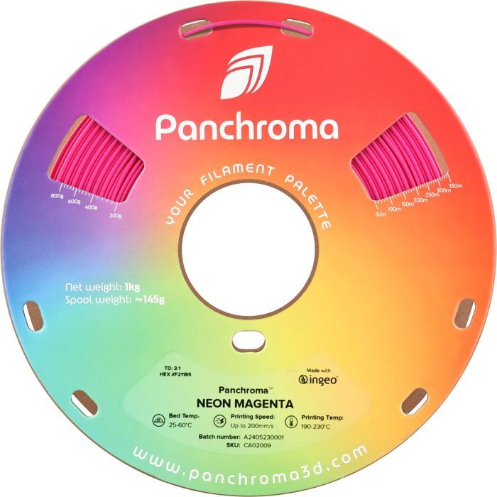 Пластик для 3D-принтера Polymaker PLA PANCHROMA NEON 1,75mm 1kg MAGENTA (CA02009) изображение 2