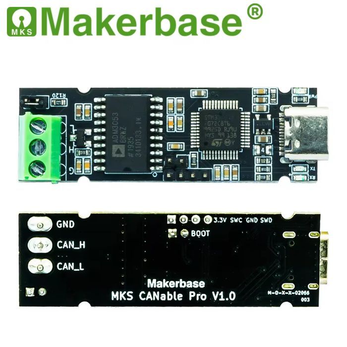 Адаптер Makerbase CANable USB to CAN canbus debugger analyzer adapter Isolated (MKS CANable) зображення 2