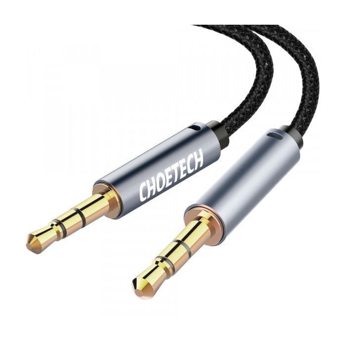 Кабель мультимедийный 3.5mm M to 3.5mm M 1.2m Choetech (AUX002) изображение 2