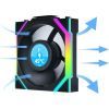 Кулер для корпуса Lian Li UNI Fan SL WIRELESS LCD 120-1, Black (G99.12SLLCD1W1B.00) изображение 6