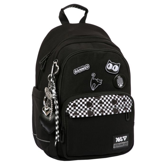 Рюкзак школьный Yes Black Cat TS-47M (550306)