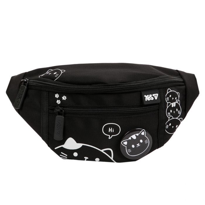 Сумка-бананка Yes Black Cat SP-36 (550553) зображення 2