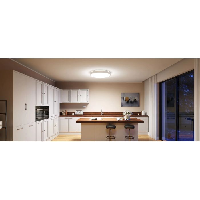 Світильник Govee 38cm Smart Ceiling Light Pro, RGBICWW, WI-FI/Bluetooth, білий (H60A6C01) зображення 12