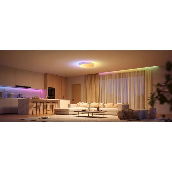 Світильник Govee 38cm Smart Ceiling Light Pro, RGBICWW, WI-FI/Bluetooth, білий (H60A6C01) зображення 6