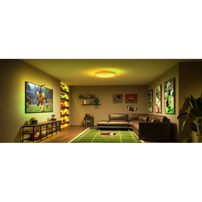 Світильник Govee 38cm Smart Ceiling Light Pro, RGBICWW, WI-FI/Bluetooth, білий (H60A6C01) зображення 7