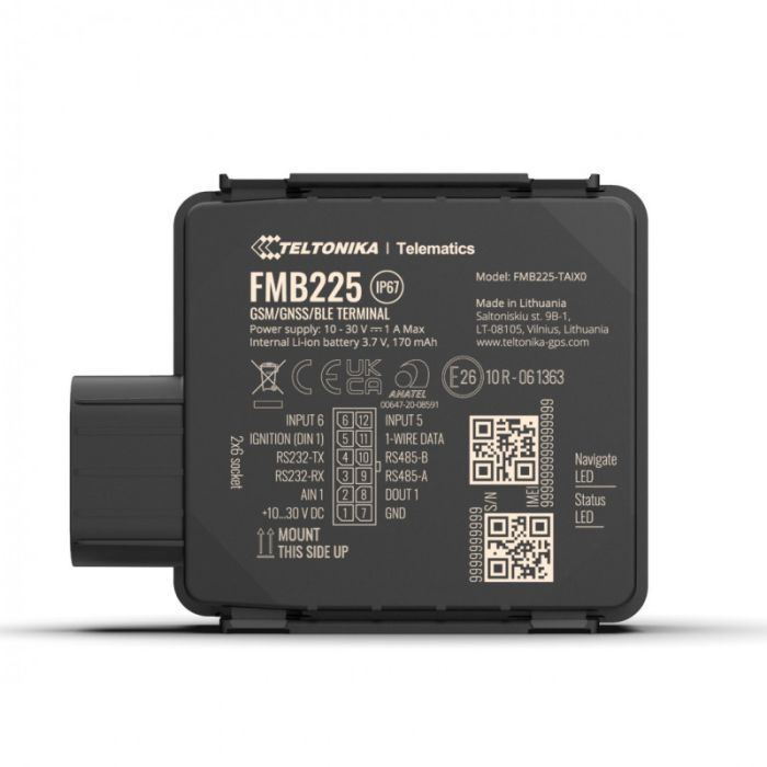 GPS-трекер для авто Teltonika FMB225 Professional Tracker External (FMB225) зображення 2