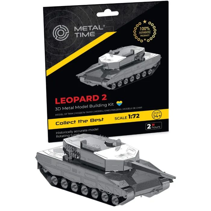 Конструктор Metal Time Коллекционная модель Leopard 2 Tank (MT079)