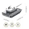 Конструктор Metal Time Коллекционная модель Leopard 2 Tank (MT079) изображение 3