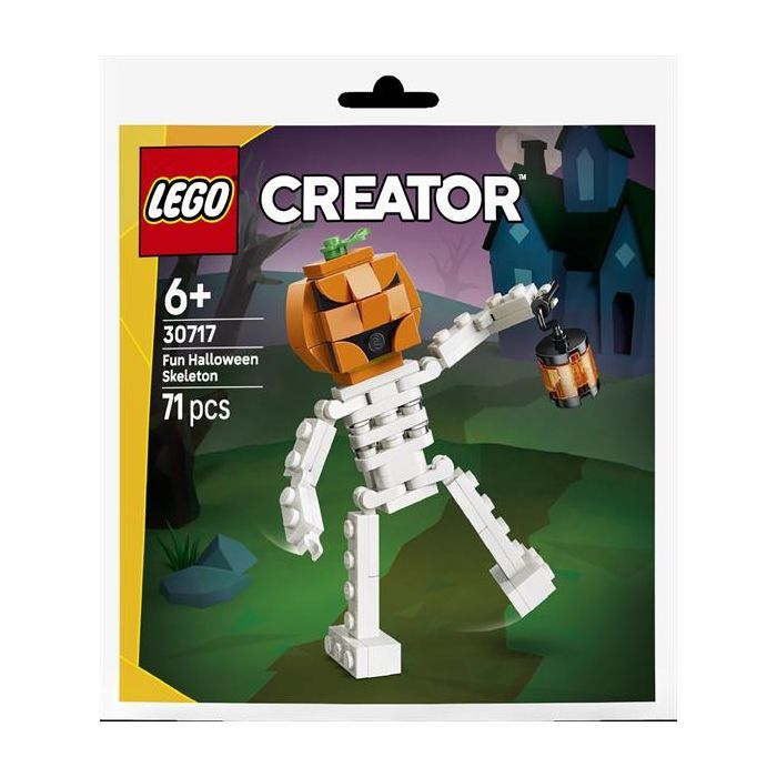Конструктор LEGO Веселий геловінський скелет, 71 деталь (30717)