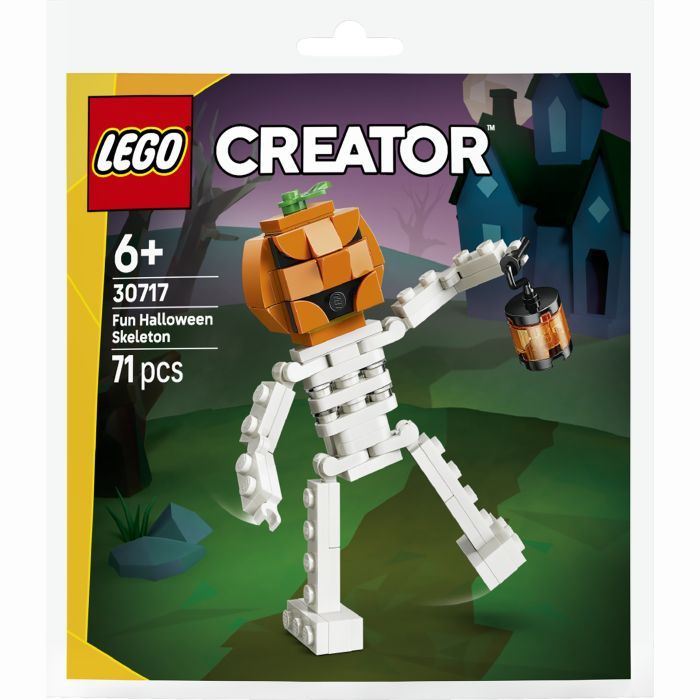 Конструктор LEGO Веселый скелет хеловинский, 71 деталь (30717)