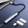 Концентратор LDNIO USB 2.0 4-in-1 3xUSB 2.0 + 1x3.5mm (DS-104U) изображение 4