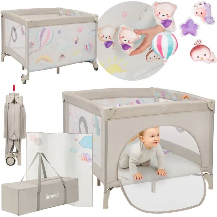 Дитячий манеж Lionelo MILLE PLUS PINK (LO-MILLE PLUS PINK) зображення 7