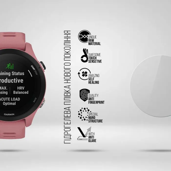 Пленка защитная Armorstandart Matte hydrogel Garmin Forerunner 255S 6 pcs (ARM92013) изображение 2