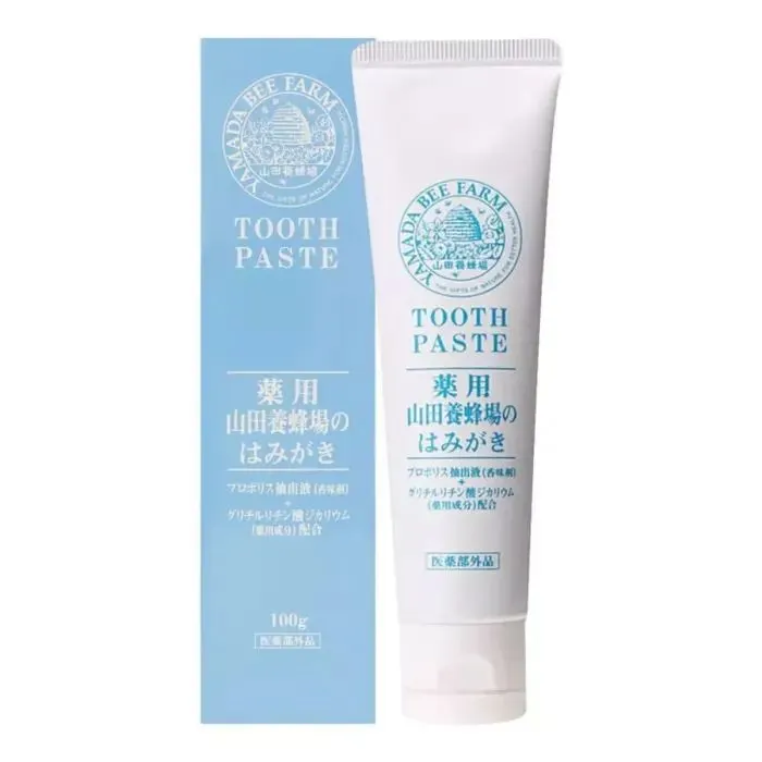Зубная паста Yamada Bee Farm Medicated Toothpaste Антибактериальная С экстрактом прополиса 100 г (4930830051063)