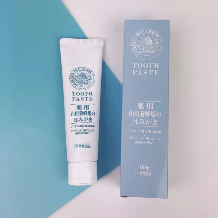 Зубная паста Yamada Bee Farm Medicated Toothpaste Антибактериальная С экстрактом прополиса 100 г (4930830051063) изображение 3
