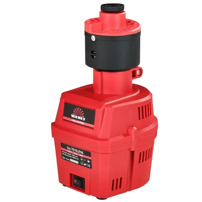 Точильный станок Vitals Ua 7016JHd, для сверл, 70W, сверла 3–16мм, 120°, 1.94кг (56590)