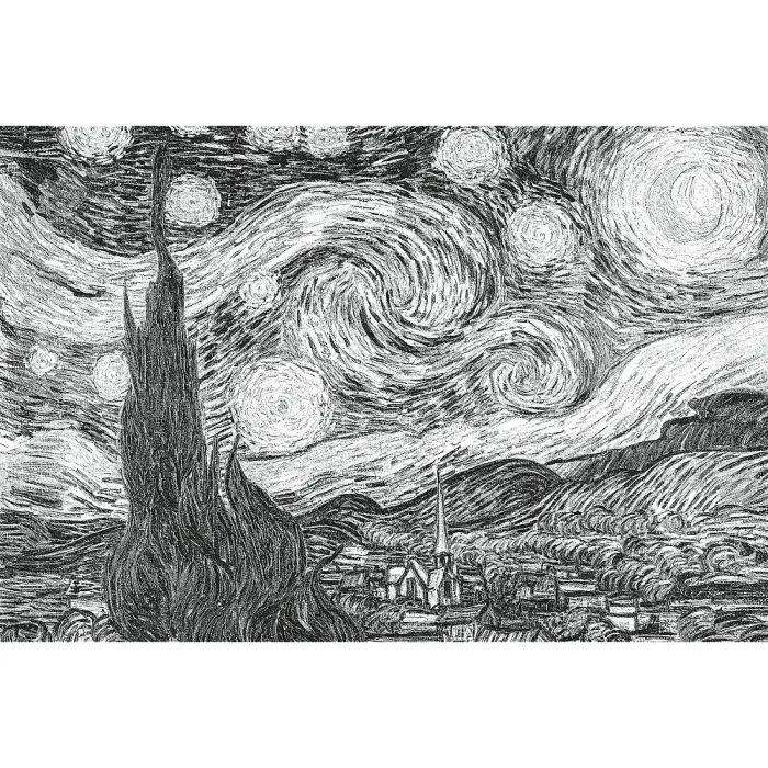Пазл Trefl Art Зоряна ніч 500 елементів (5900511375442) зображення 3