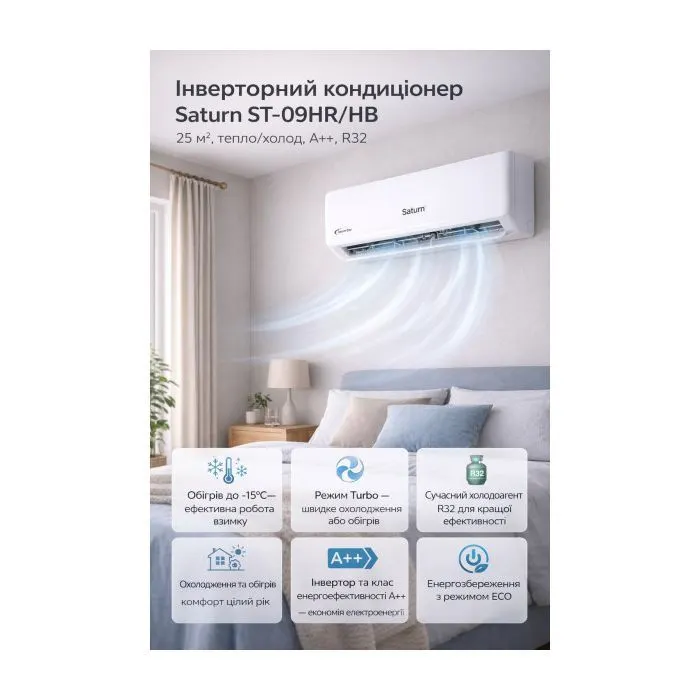 Кондиционер Saturn ST-12HR/HB изображение 4