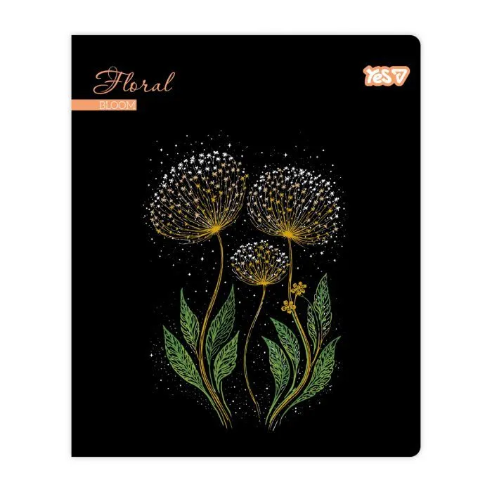 Зошит Yes Floral bloom А5 48 аркушів лінія (768595) зображення 3