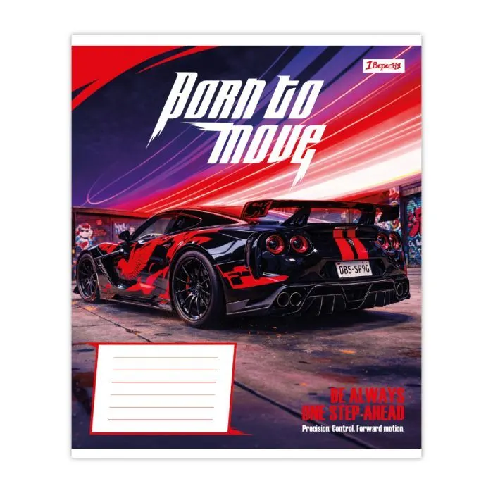 Зошит 1 вересня Born to move А5 12 аркушів клітинка (768740) зображення 6
