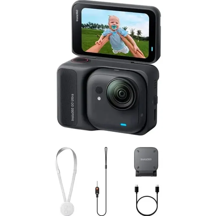 Екшн-камера Insta360 GO Ultra Standard Edition Midnight Black (6977644761045) зображення 11