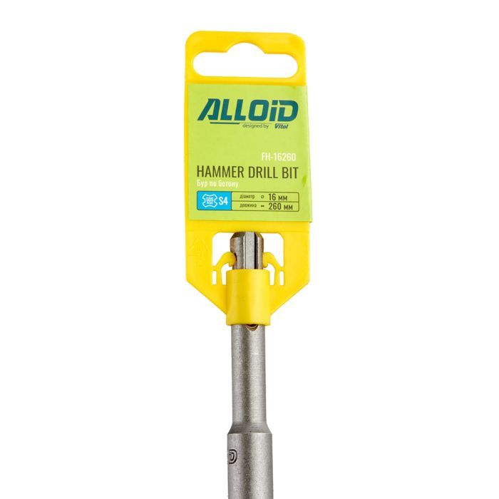 Бур Alloid по бетону, SDS-plus, S4, 14260мм (FH-14260) изображение 3