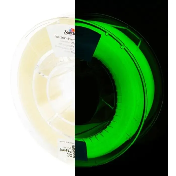 Пластик для 3D-принтера Spectrum ASA 275 Glow in the Dark 1.75mm 0.25kg Yellow-Green (81566)