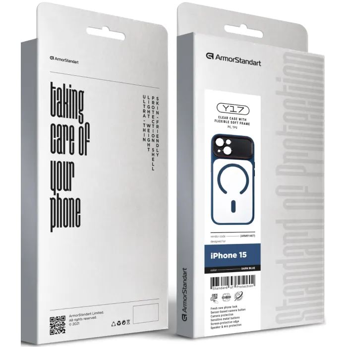 Чехол для мобильного телефона Armorstandart Y17 MagCase Apple iPhone 15 Orange (ARM91489) изображение 3