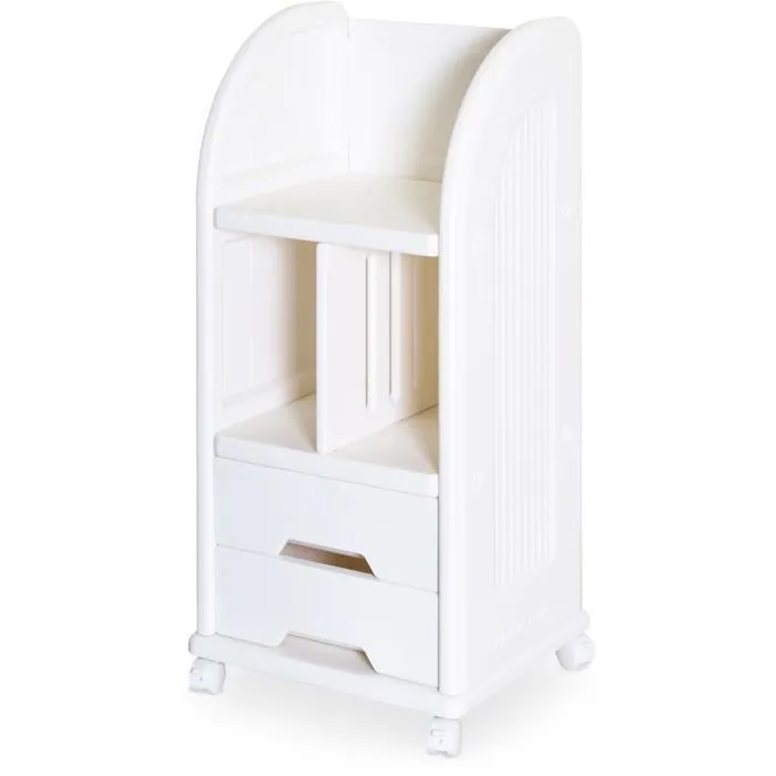 Детский стеллаж Mealux для книг и игрушек Ozzi White (KD-E181 White)