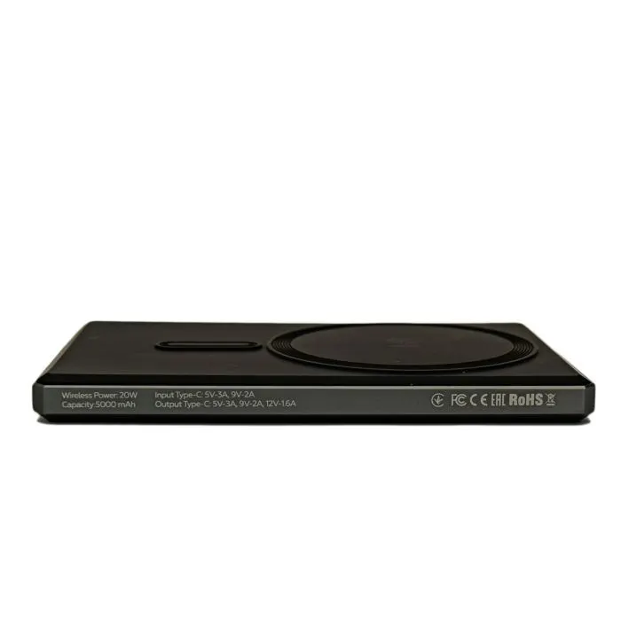 Батарея универсальная BePhone 5000mAh, 15W, MagSafe, grey (BP-K5-GR) изображение 10