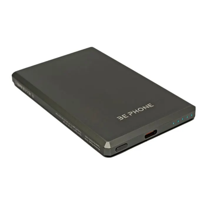 Батарея универсальная BePhone 5000mAh, 15W, MagSafe, grey (BP-K5-GR)