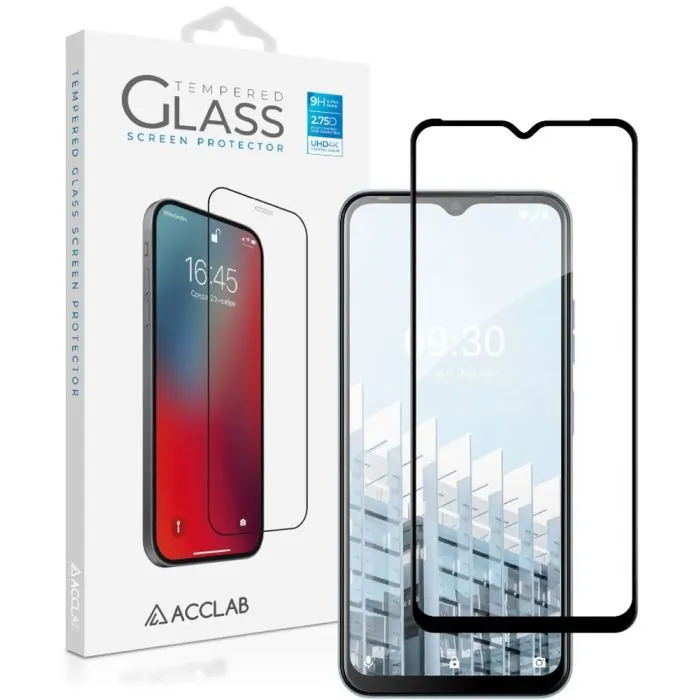 Стекло защитное ACCLAB Full Glue Tecno Pop 6 Pro Black (1283126551581) изображение 2