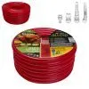 Шланг для поливу Alloid Pro армований, 3-шаровий, SCARLET BUTTERFLY, 3/4", 20м (WH-67671) зображення 6