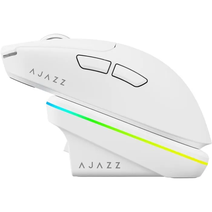 Мишка Ajazz AJ200P Wireless/Bluetooth/USB White (AJ200P-NL-AI-MC-W) зображення 3