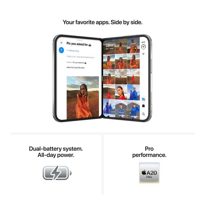 Мобільний телефон Apple iPhone Duo 512GB Star White (MK2F4) зображення 2