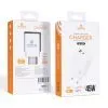 Зарядное устройство XoKo 1xUSB-C PD45W + 1xUSB QC3.0 GaN white (XK-QC-450) изображение 3