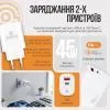 Зарядное устройство XoKo 1xUSB-C PD45W + 1xUSB QC3.0 GaN white (XK-QC-450) изображение 6
